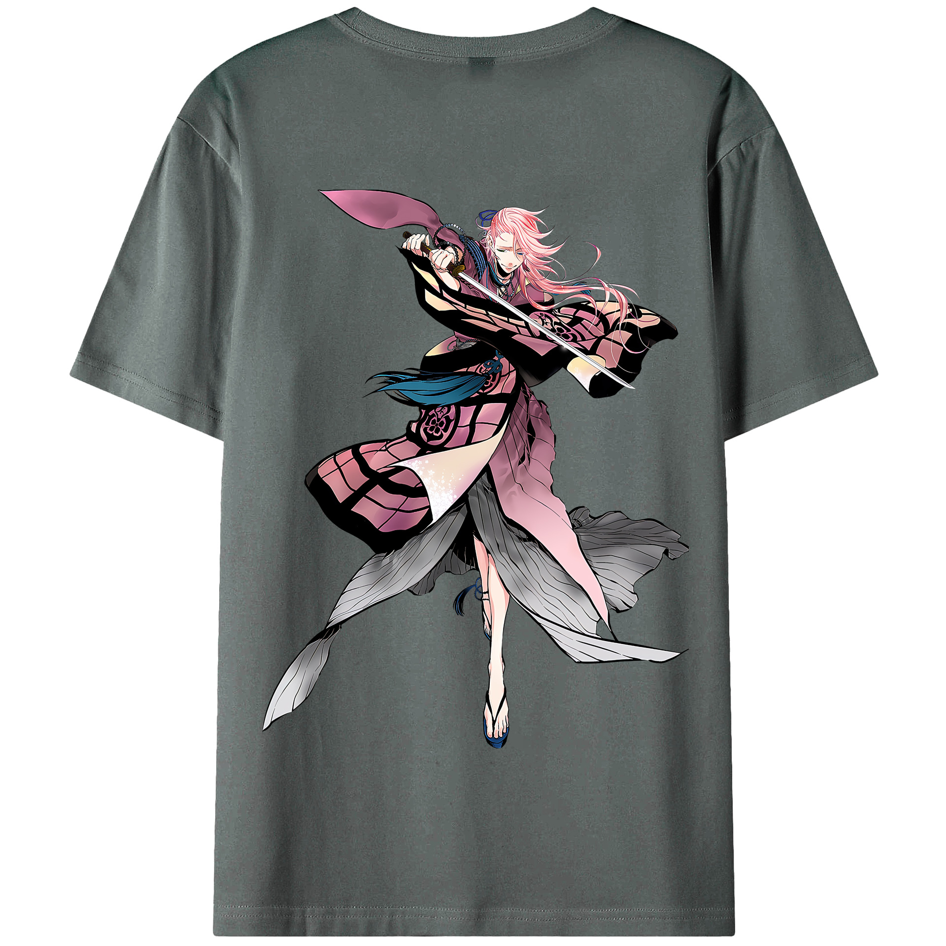 （画像用） 刀剣乱舞 Touken Ranbu 綿100％半袖Tシャツ（背面プリント）